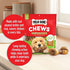 Milk-Bone Gnaw Bones Rawhide Free Dog Chew Treats, Peanut Butter & Chicken, 3 Large Knotted Bones