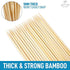 Zulay Kitchen Authentic Bamboo Marshmallow Smores Sticks - 40 Extra Long 17.5" Roasting Sticks - 5mm Heavy-Duty Bamboo Skewers - Thick Smore Sticks - Ideal for Grilling - Marshmallow Sticks Camping