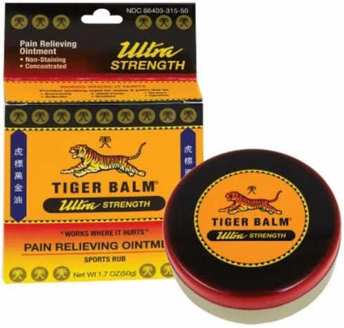 Tiger Balm Sport Rub Pain Relieving Ointment, Ultra Strength 1.70 oz