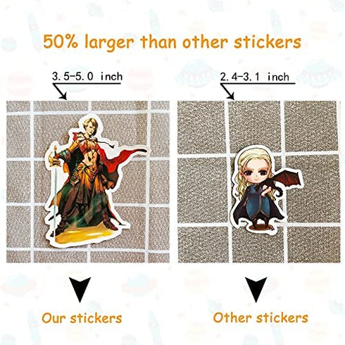 GTOTd Dungeons and Dragons Stickers?20 pcs?Large Size?Gifts Games DND Merch Party Supplies Decor Decals Vinyls for Suitcase Laptop Waterbottle Phone Teens Girls