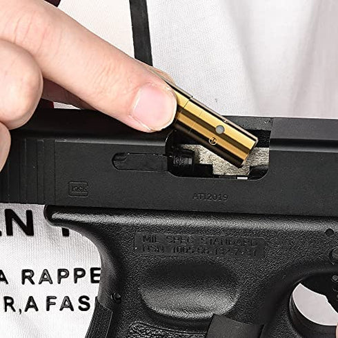 MidTen 9mm Bore Sight Cal Red Dot Boresighter Rem Gauge with Three Batteries