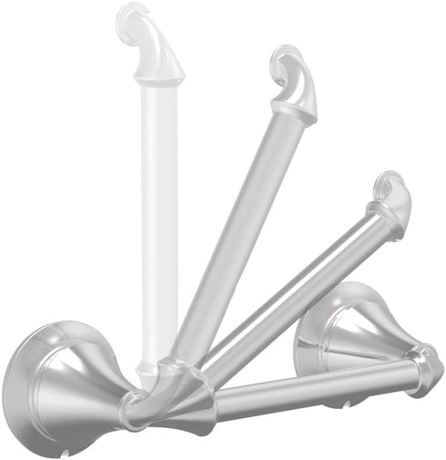 DELTA Faucet Bathroom Accessories 79450-SS Linden Pivoting, Brilliance Stainless Steel Toilet Paper Holder, 12 x 6 x 5 Inches
