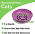 Van Ness Pets EcoWare Whisker-Friendly Cat Bowl, Wide Dish Cat Dish, 8 OZ, Fuschia