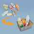 Cand Plastic Storage Baskets/Bins, 4-Pack, Gray
