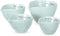 Portmeirion Sophie Conran Collection - (4) Measuring Cups (Celadon) - Dishwasher, Microwave, Freezer and Oven Safe - Made in England