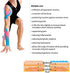 Kinesiology Tape Pro Athletic Sports. Knee, Ankle, Muscle, Kinetic Sport Dynamic, Physical Therapy. Strong-Rock Breathable h2o Resist Cotton.Roll,pre-Cut 10 in Strip -Beige