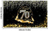 70th Birthday Party Decoration, Extra Large Black Gold Sign Poster 70th Birthday Party Supplies, 70th Birthday Banner Photo Booth Happy Birthday Backdrop Background, 72.8 x 43.3 Inch