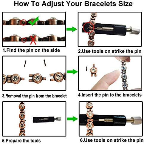 MagEnergy Copper Ankle Bracelets Crystal Anklet for Women Mom Mother Thanksgiving Day Christmas Gift