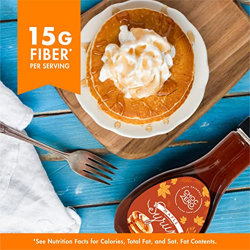 ChocZero's Maple Syrup. Sugar free, Low Carb, Sugar Alcohol free, Gluten Free, No preservatives, Non-GMO. Dessert and Breakfast Topping Syrup. 1 Bottle(12oz)