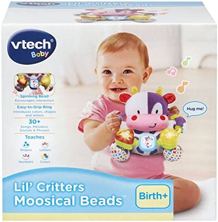 VTech Baby Lil' Critters Moosical Beads Amazon Exclusive, Purple