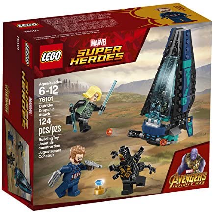 LEGO Marvel Super Heroes Avengers: Infinity War Outrider Dropship Attack 76101 Building Kit (124 Piece) (Discontinued by Manufacturer)