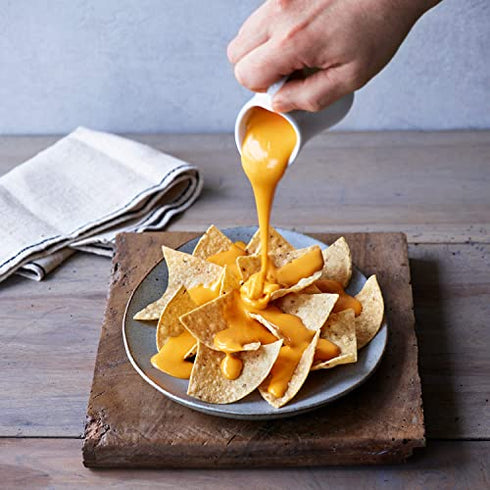 Daiya Zesty Cheddar Vegan Cheese Sauce, Dairy Free Vegan Queso Dip (Pack of 1)