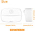 ZISUYU Motion Sensor Light Indoor Led Night Light Stick on Nightlight Battery Operated Lights for Toilet Closet Bathroom Bedroom Hallway Stair