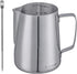 CoyeeBar Large Steaming Pitcher 32 oz For 2-3 Servings Espresso Milk Pitcher with Accurate Measurements Milk Frother Cup Large Size ,Espresso Milk Frothing Pitcher 30 oz with Latte Pen