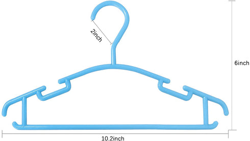 Baby Clothes Hangers Baby Hangers for Closet Kids Hangers Infant Hangers Children Hangers Child Hangers (50Pack, Mutilcolor)