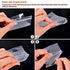 300pcs Zipper Poly Bags, Magicalmai Clear Plastic Zip Lock Baggies Reclosable Thicken Zip Bags for Small Items/Food Storage/Jewelry/Samples/Snack Various Sizes (2x2,3x4,4x6)