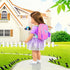 K.T. Fancy 23 pcs 18 Doll Accessories Suitcase Travel Luggage Play Set for 18 Inch Doll Travel Carrier, Sunglasses Camera Computer Phone Pad Travel Pillow Passport Tickets Cashes
