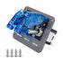 JIANFA Dc 12v Carbon Fiber Surface Panel Car Toggle Switch with Blue LED Indicator for for Racing Sport Competitive Car