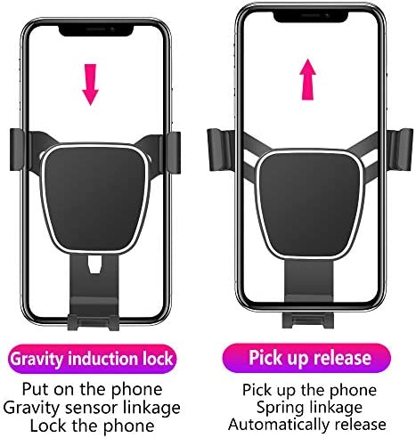 LUNQIN Car Phone Holder for Mercedes 2019-2021 Benz C Class c260 c200 c300 New GLC Class 2020-2021 GLC260 GLC300 Auto Accessories Navigation Bracket Interior Decoration Mobile Cell Phone Mount