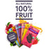 Peaceful Fruits 100% Fruit Strips (Variety pack (strawberry, acai, passionfrt, apple), 12 count)
