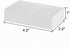 Ni Hao Decor Small Floating Shelves Wall Mounted Showcase Display Shelves with Invisible Brackets for Bedroom Living Room Bathroom Dressing Table Set of 5 White