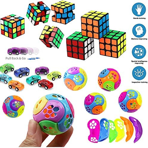 52 Pcs Party Favors for Kids 4-8, Birthday Gift Toys, Stocking Stuffers, Treasure Box Toys, Carnival Prizes, School Classroom Rewards, Pinata Stuffers, Goodie Bags Filler for Boys and Girls 8-12