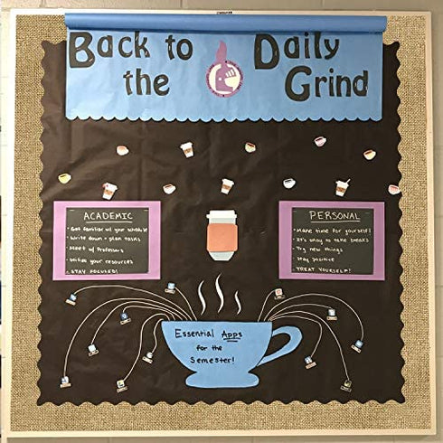 Burlap Bulletin Board Borders Scalloped for Classroom Decoration 36Ft