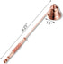 Kingrol Candle Accessory Set, Stainless Steel Candle Wick Trimmer Candle Snuffer for Candle Lover, 6 Pack, Rose Gold Finish