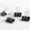 Coideal Extra Small Binder Clips, 15mm Black Mini Metal Micro Bull Paper Clip Clamps for Office (60 Pack)