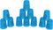 DEWEL Stacking Cups Game with 15 Stack Ways , 12pcs Cup Stacking Set, Sport Stacking Cups BPA-Free Material, Classic Family Game, Great Gift Idea for Stack Games Lover. (Blue)