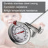 KT THERMO Candy/Deep Fry Thermometer with Instant Read,Dial Thermometer,12" Stainless Steel Stem Meat Cooking Thermometer,Best for Turkey,BBQ,Grill