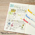 Zebra Mild liner 15 Color Set - Double-Sided Highlighter Pens