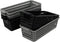 Vababa Plastic Desk Organizer Basket, Slim Storage Basket, Pack of 6