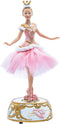 Kurt Adler 10-Inch Pink Musical Base Ballerina Figure