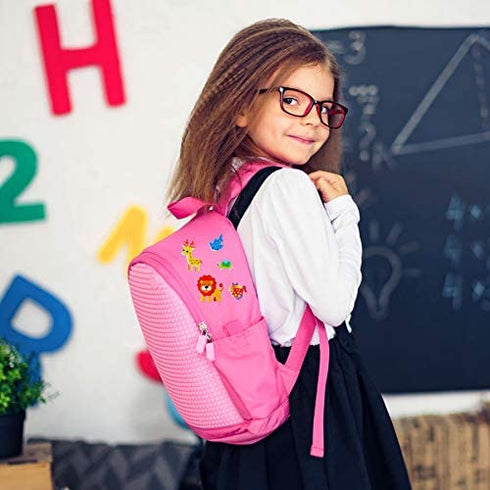 UPINS 200 Counts 3D Animal Puffy Small Stickers Sheets Bulk for Kids Toddlers, Foam Sticker Books for Kids