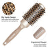 BANGMENG Round Brush with Boar Bristles, Nano Thermal Ceramic Ionic Round Barrel Hair Brush | Enhance Texture, For Straightening Curling & Drying (1 3/4 inch)…