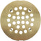 TRUSTMI 4-1/4 Inch Snap-in Shower Floor Drain Replacement Cover, Brushed Gold