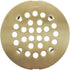 TRUSTMI 4-1/4 Inch Snap-in Shower Floor Drain Replacement Cover, Brushed Gold