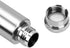 MOTZU 2 oz Hip Stainless Steel Flask & Funnel Set, Mini Portable Tubed Pocket Wine Whiskey Flask, Easy Pour Funnel is Included