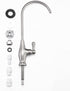 RULIA, Drinking Water Faucet,Water Filtration Faucet,Drinking Water Purifier Faucet, Kitchen Water Filter Faucet, Brushed Nickel, Stainless Steel, RB1032
