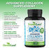 Forest Leaf - Collagen Pills with Hyaluronic Acid & Vitamin C - Reduce Wrinkles, Tighten Skin, Boost Hair, Skin, Nails & Joint Health - Hydrolyzed Collagen Peptides Supplement - 120 Capsules