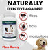 Flea Away All Natural Supplement for Fleas, Ticks, and Mosquitos Prevention for Dogs and Cats, 100 Chewable Treat Tablets, Single