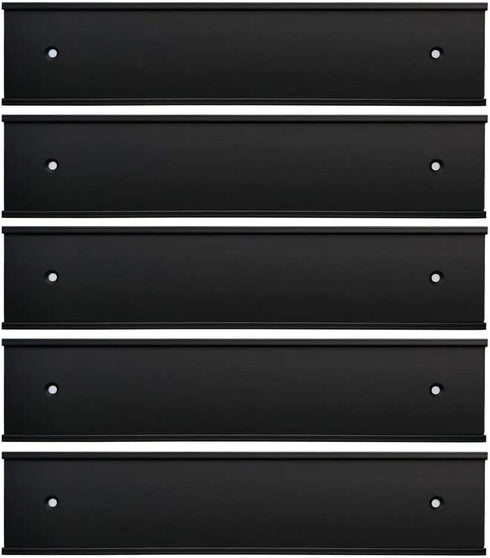 Nameplate Holder Wall or Door 5Pack (Black, 2œ × 10?)