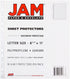 JAM PAPER Sheet Protectors - Fits Standard 8 1/2 x 11 Paper - Clear - 10 Document Sleeves/Pack