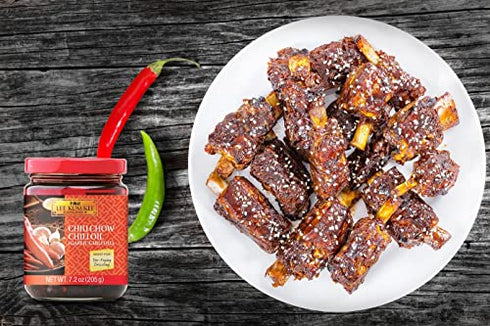 Lee Kum Kee Chiu Chow Chili Oil net wt. 205g (7.2oz)