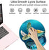 Ergonomic Mouse Pad with Wrist Support Gel, Computer Gaming Mousepad Cute Turtle Wrist Rest Mouse Pads for Laptop Office Work Women Men Kids (with A Free Cup Pad)
