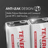 Tenergy 9V Lithium Batteries, 1200mah Non-Rechargeable Batteries,10 Years Shelf Life Lithium 9 Volt Batteries - 8 Pack