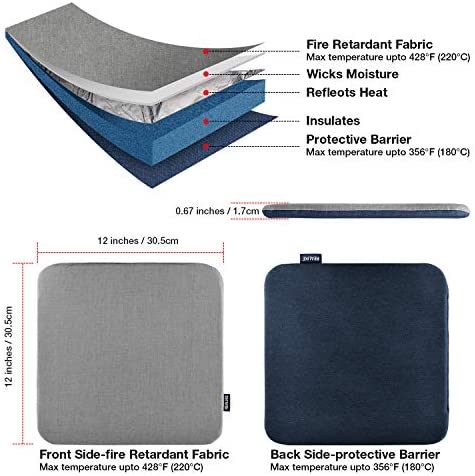 REALIKE Heat Press Mat for Cricut Easypress 2/Cricut Easypress(12X12 inch), Easy Press Mat for HTV Craft Vinyl Ironing Insulation Transfer Projects