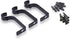 gb Home Collection Exquisite Allure Curtain Rod, 86-120 in, Black, Metal Cafe Rod Window Treatment Rod Drapery Rod
