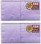 amscan Big Party Pack 250 Count Beverage Napkins, Lavender